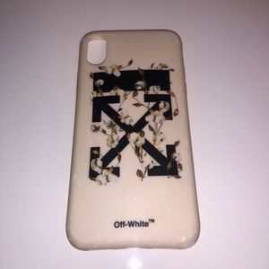 Off white iPhone X phone case